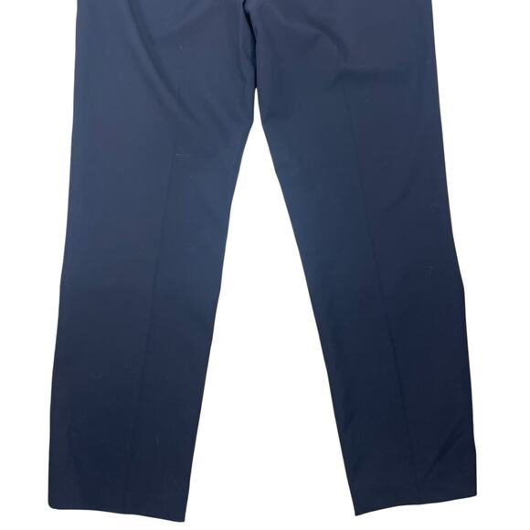 Lafayette 148 Wool Blend Taper Leg Dress Pants Navy Blue Size 0 - Picture 7 of 8